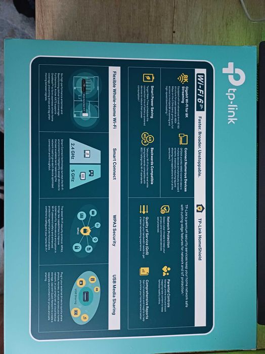Router TP-Link Archer ax72 ax5400 NOU!!