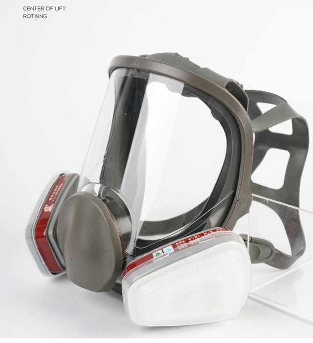 Маска лицевая панорамная щиток респиратор