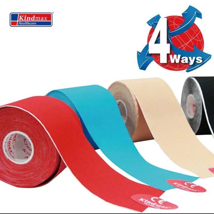 DYNAMIC TAPE KINDMAX 4 WAYS (Кинезио тейп лента с 4-посочно разтягане)