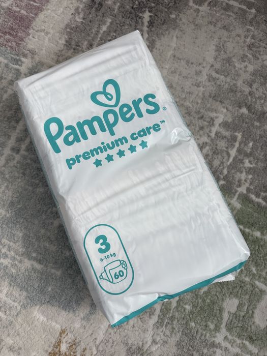 Pampers premium care 60 buc marimea 3