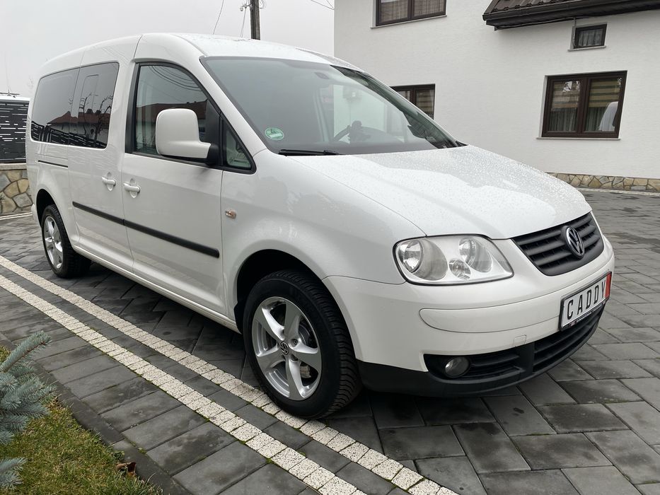 VW Caddy ~Maxi 2,0 Tdi~140~CP~ BMM~ 7 Locuri- ‼️2 usi la Spate