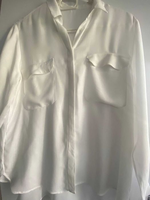 Camasa vascoza alb, nou, S/36, Mohito