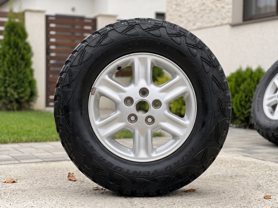 Set 4x Roti Aliaj  15” Offroad (cauciucuri + jante)  // 5x 114,3 - Freelander // 195/ r15- DOT 2023 // (Duster , Qashqai, Tucson, Santa Fe , Rav 4)
