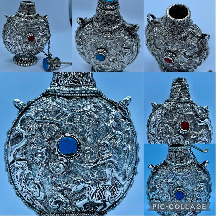 Sticluta argint, sec 19 , mongolia/china