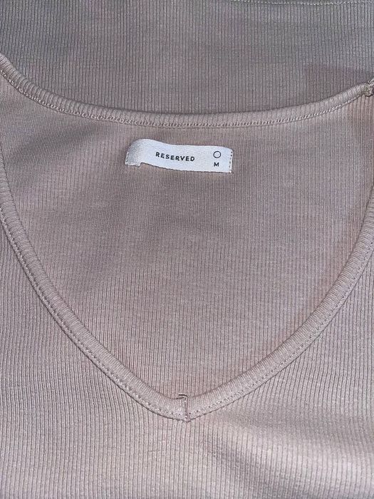 Женский бежевый лонгслив