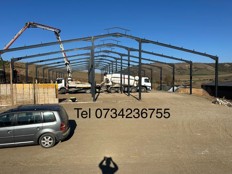 Executam hale metalice