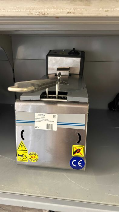 Единичен електрически фритюрник 3 литра