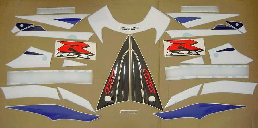 Стикери Сузуки 750 GSXR 2002-2003г лепенки Suzuki GSX-R к2 к3 k2 k3