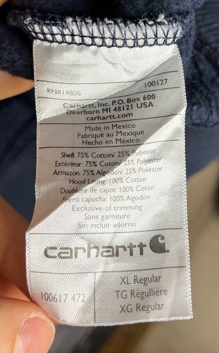 Carhartt Rain Defender Hooded Sweatshirt Мъжко Горнище