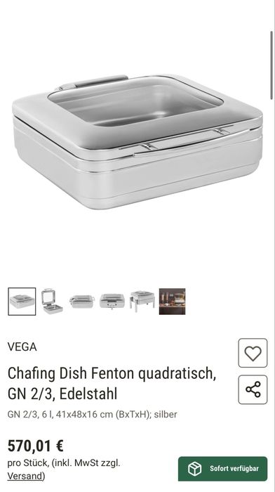 Chafing dish / Chafing