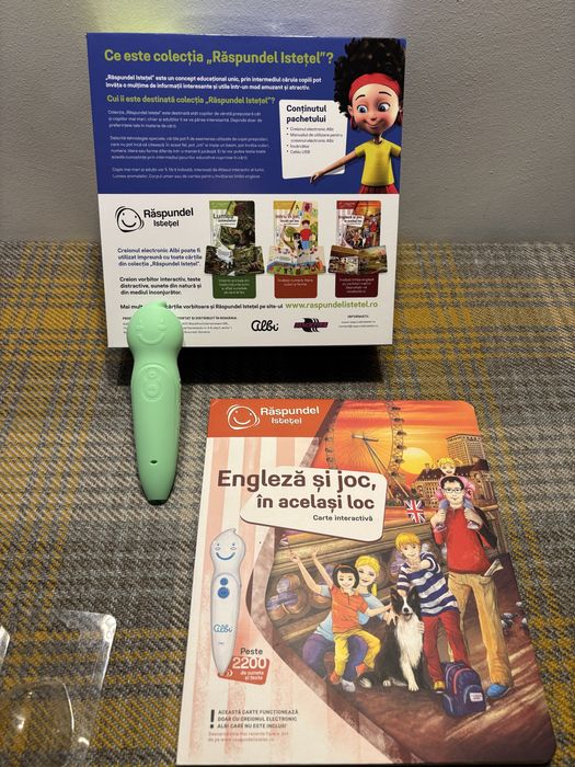 Răspundel Istetel - Set baza + Carte engleză + Husă creion