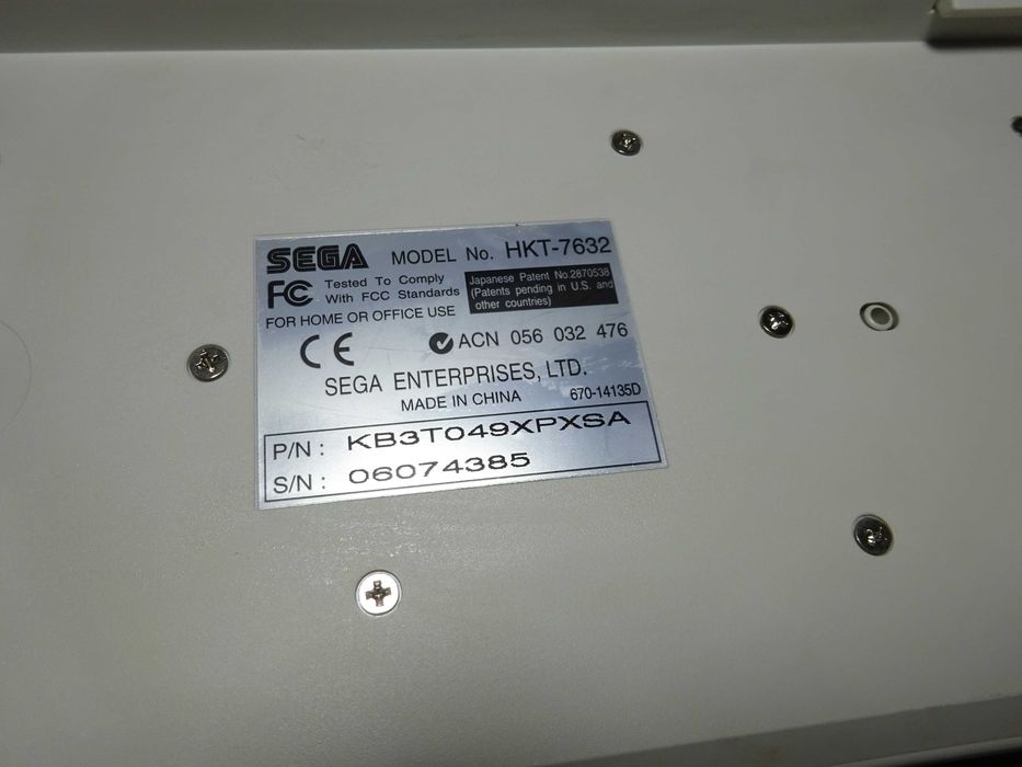 Tastatura retro Sega Dreamcast HKT-7632