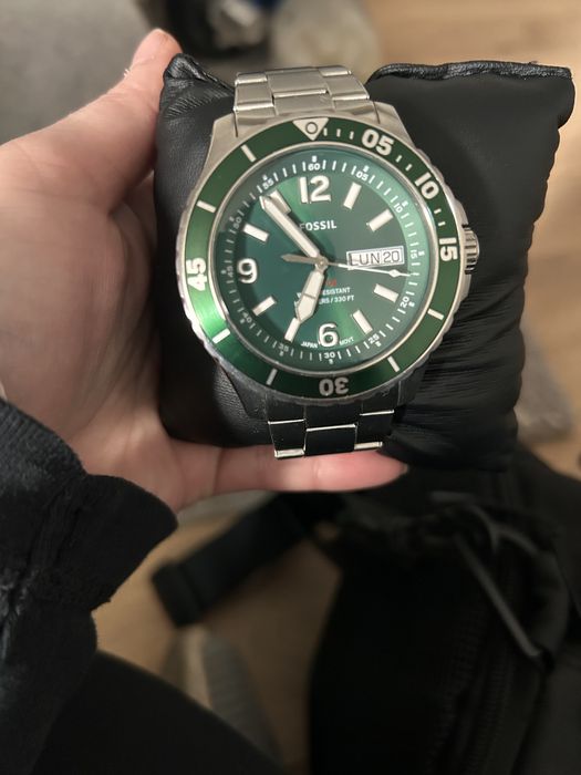 Ceas fossil barbati verde