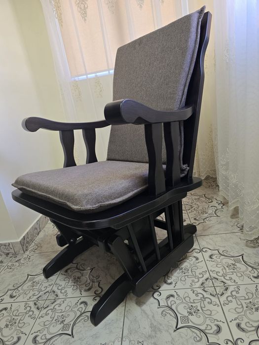 Fotoliu balansoar lemn masiv