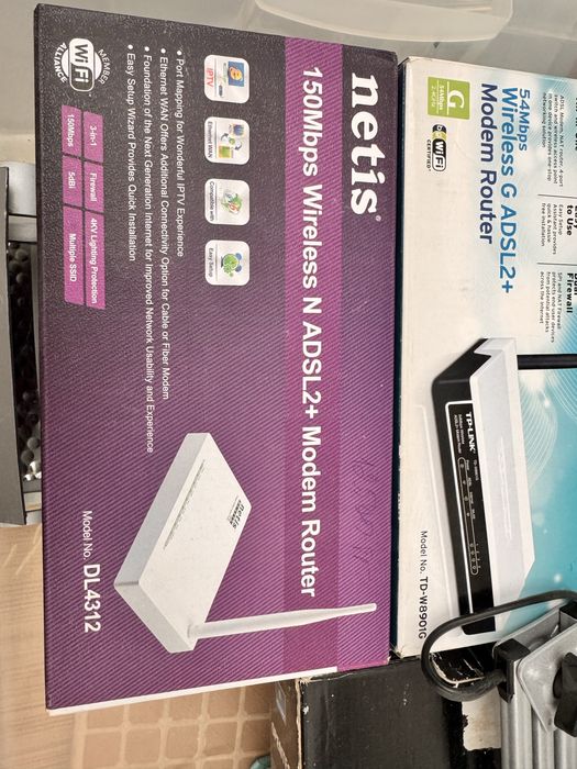 ADSL Wi‑Fi модемы / роутеры TP‑Link и Netis
