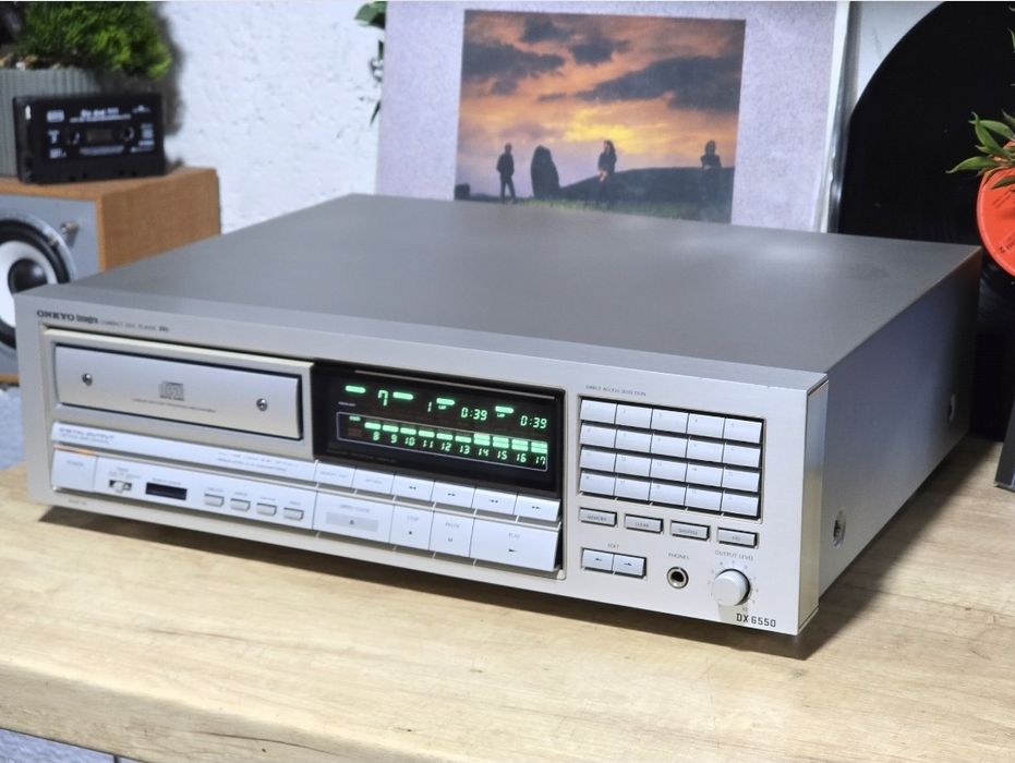 Cd player ONKYO integra DX-6550, hi-end, vârf de serie, argintiu Black