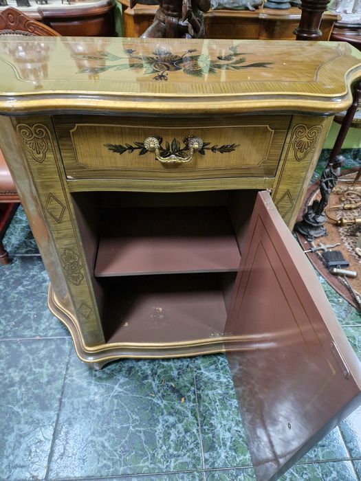 Уникален антикварен холандски скрин комод - Японски череша