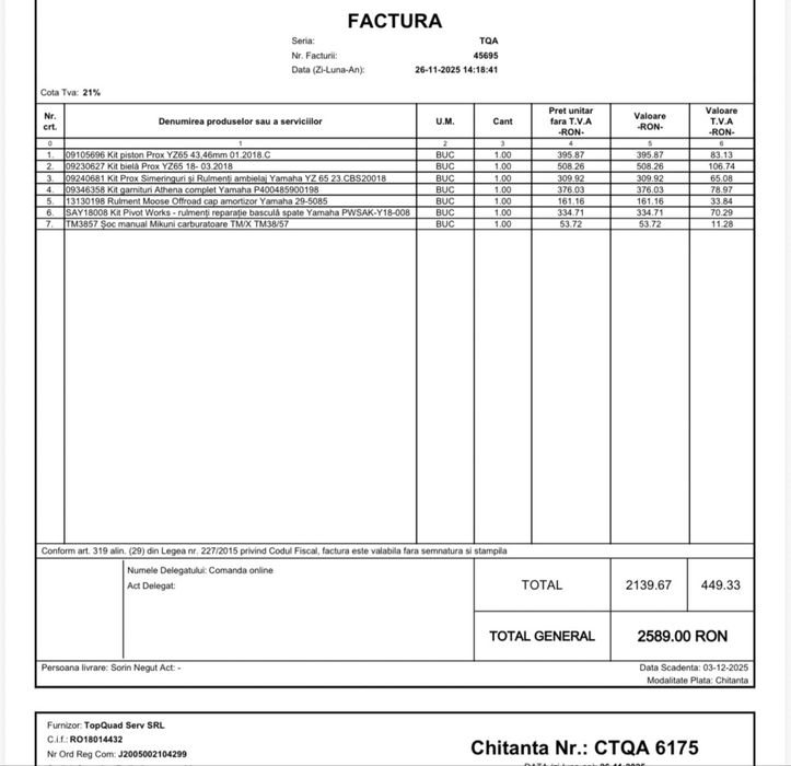 Yamaha YZ65 – stare foarte bună