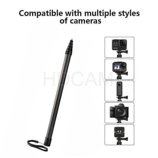 Селфи Стик GARV Panoramic Invisivble CX3.0 - Карбон - 300см