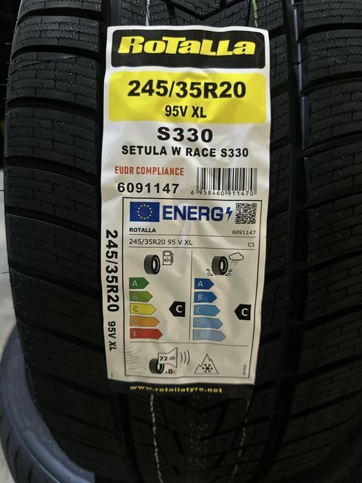 Нови Зимни Гуми ROTALLA SETULA W RACE S330 245/35R20 95V XL БОРД 2453520