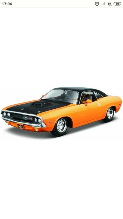 Модель 1:24 dodge challenger maisto