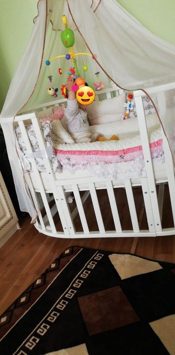 Кроватка 6 в 1 детская