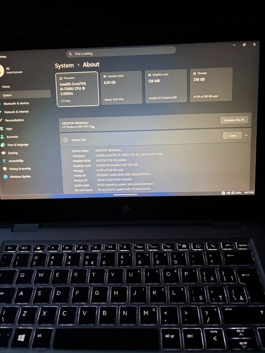 Laptop Elite book 2 in 1