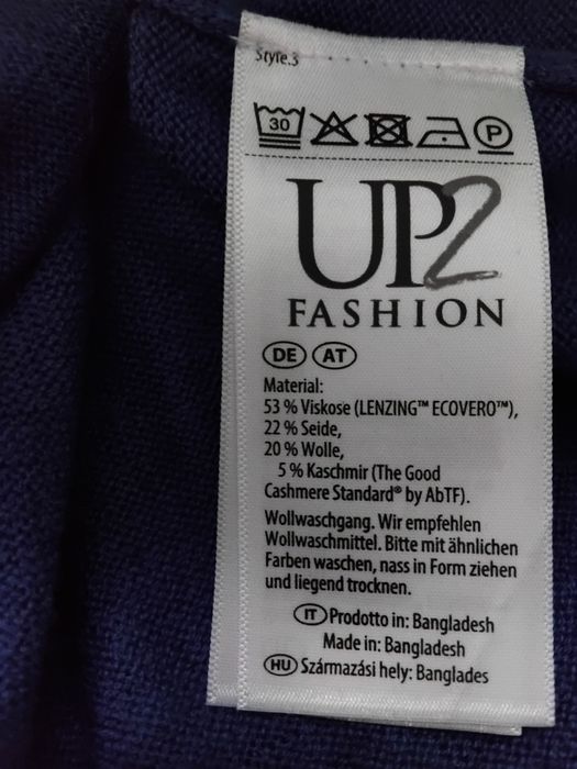 Pulover matase si lana , albastru cerneala