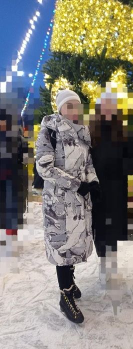 Длинное пальто, размер 44-46