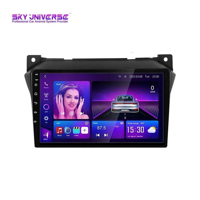Navigatie Android 14 Suzuki Alto 2009-2016 1/8 Gb Waze CarPlay +CAMERA