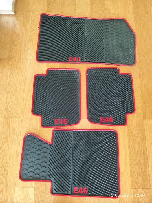 Set covoare noi fata/spate BMW E46 Seria 3 cauciuc