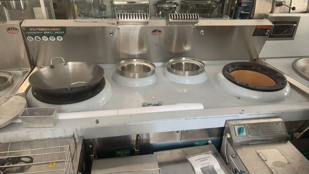 ВОК плита газовый lagmon uchoq Канфорка WOK 1,8 м (2 талик) (1 раковин