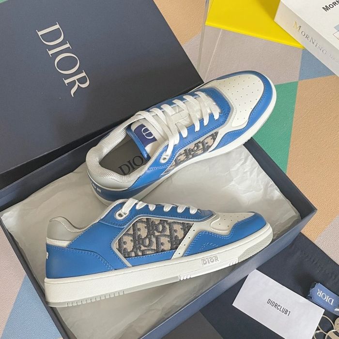 CD B23 Mid Top Oblique Blue/White