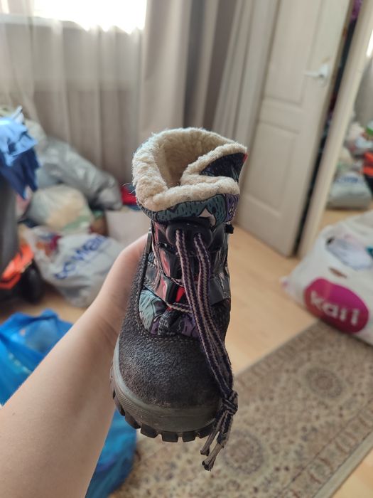Утеплённые полусапожки ботинки детские