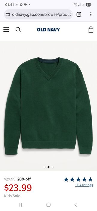 Gap s размер хлопок сша свитер