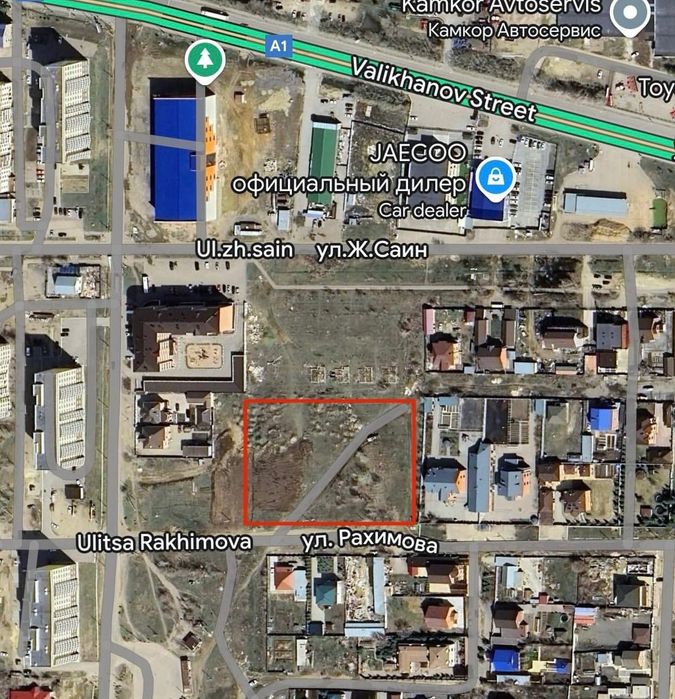 Земельный участок в городе Кокшетау 90 соток