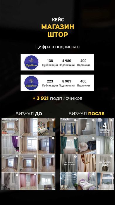 СММ ведение вашего инстаграм + ТАРГЕТ