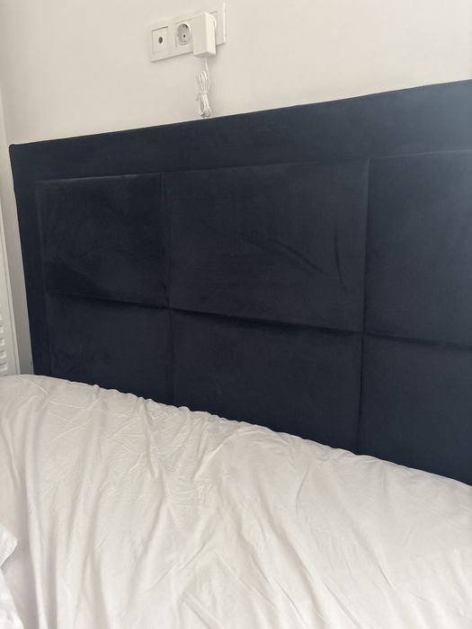 Vand pat tapitat  160/200cm cu lada