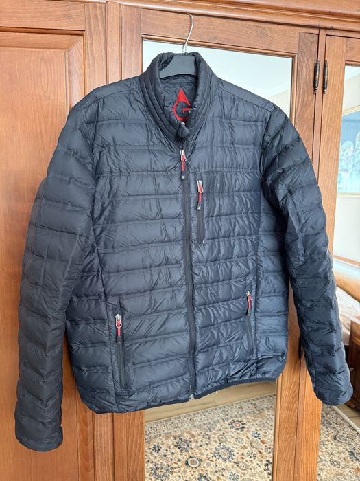 Geacă Bărbați Gerry Mărimea M - Matlasată, Negru/Roșu, Stare Bună