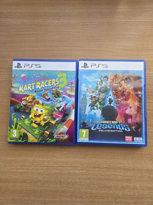 Игри за ps5 Minecraft-35лв/cart racers-25лв