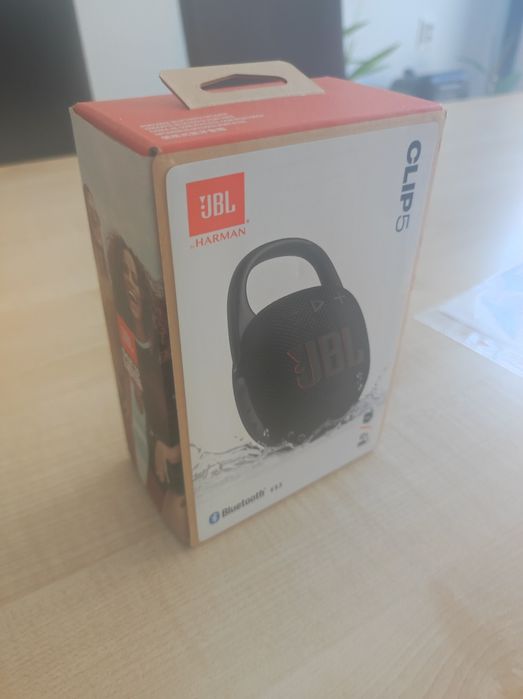 JBL Speaker Bluetooth Clip 5, Черна