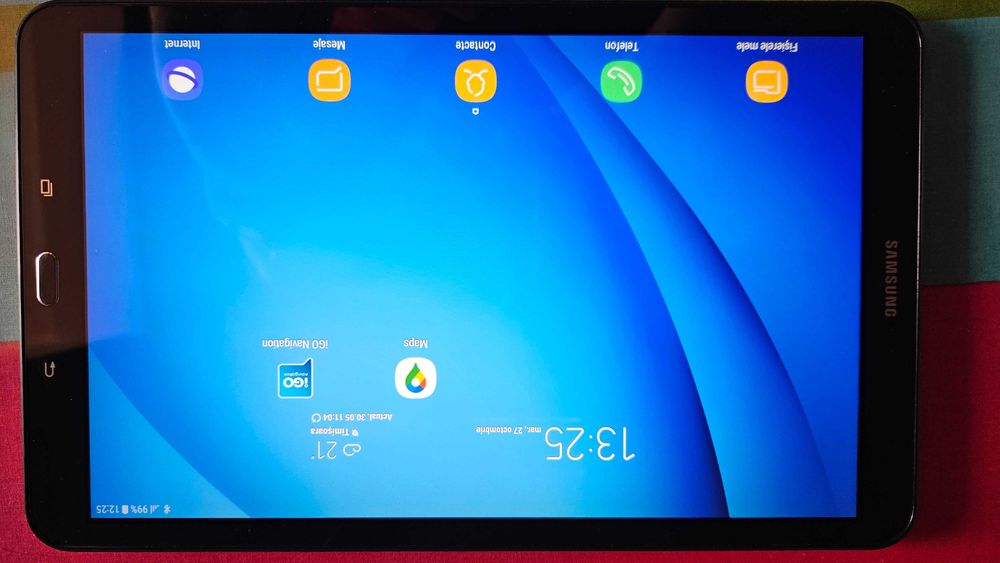 Tableta Samsung Galaxy Tab A6, model cu SIM GSM, SM-T585, 2GB RAM, 16GB + navigatie iGO