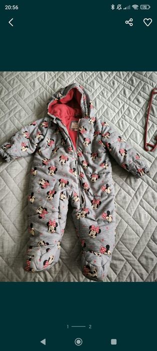 Зимний детский комбинезон