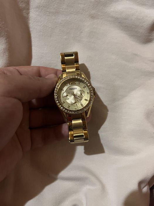 Ceas damă Fossil ES3265 original – auriu, stare bună. 400lei
