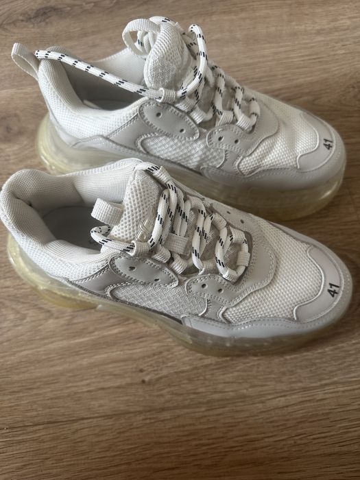 Adidasi/ sneakers balenciaga triple s albi/white nr 41 Bucuresti
