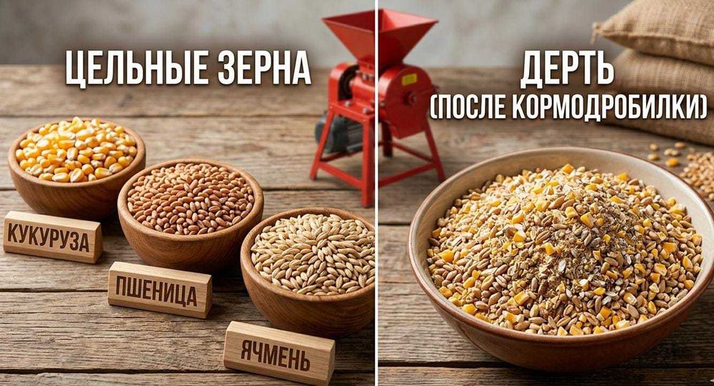 Agro универсальная кормодробилка 3 в 1
