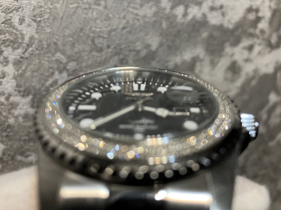 Часы мужские, бриллиантовые