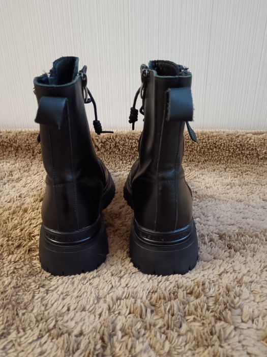 Сапоги кожанные демисезон