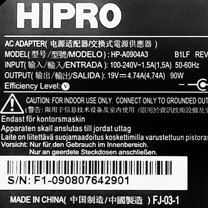 Încărcător Generic 5.5x1.7mm 90W Laptop Notebook hiPRO
