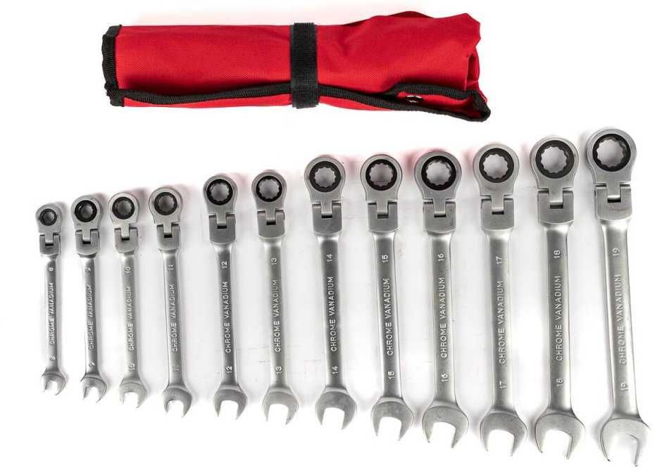 Set de 12 chei cu clichet pentru articulații